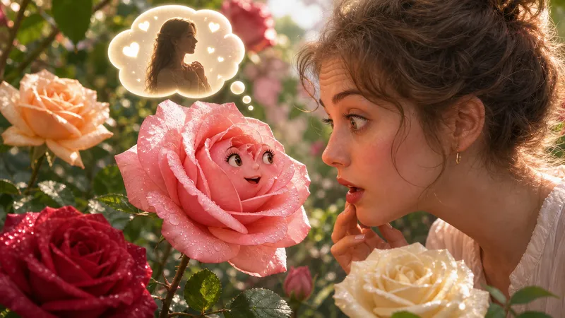 Pick A Rose To See What It Thinks Of You